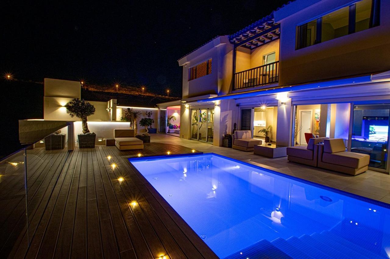 Luxury Villa Morelli With Seaview & Heated Pool Maspalomas  Exterior foto
